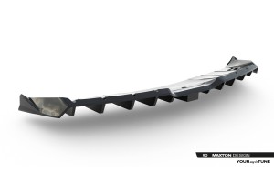 Rear Splitter (with vertical bars) + LED  Mercedes-AMG GT R C190 Facelift