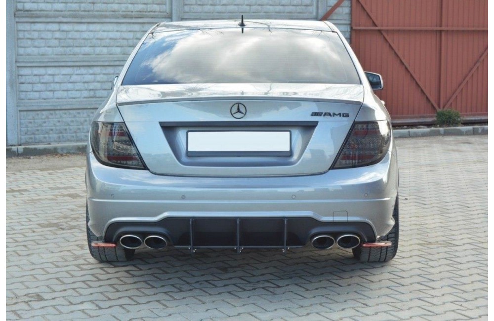 Mercedes-Benz C Sedan / Estate AMG-Line W204 / S204 REAR DIFFUSER & REAR SIDE SPLITTERS