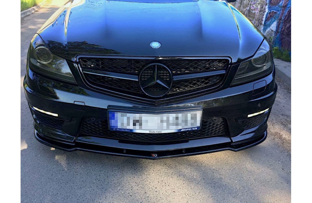 FRONT SPLITTER Mercedes-Benz C63 AMG Sedan / Estate W204 Facelift / S204 Facelift