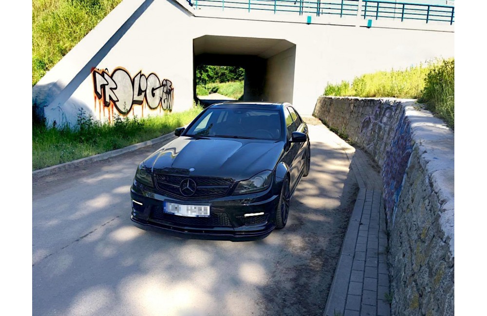 FRONT SPLITTER Mercedes-Benz C63 AMG Sedan / Estate W204 Facelift / S204 Facelift