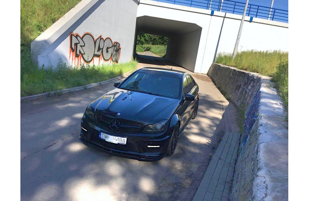 FRONT SPLITTER Mercedes-Benz C63 AMG Sedan / Estate W204 Facelift / S204 Facelift