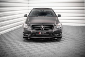 Front Splitter V.1 Mercedes-Benz C Coupe / Sedan / Estate  AMG-Line C204 / W204 Facelift / S204 Facelift
