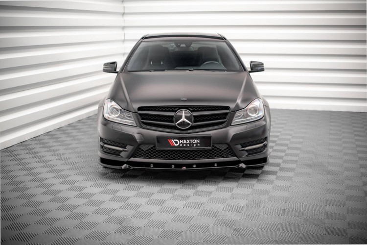 Πρόσθιο Splitter V.1 Mercedes-Benz C Coupe / Sedan / Estate AMG-Line C204 / W204 Facelift / S204 Facelift