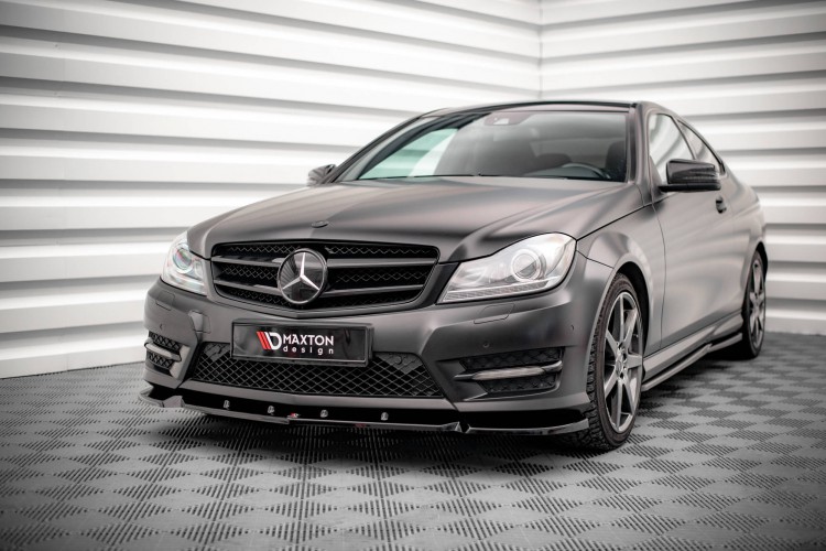 Πρόσθιο Splitter V.1 Mercedes-Benz C Coupe / Sedan / Estate AMG-Line C204 / W204 Facelift / S204 Facelift