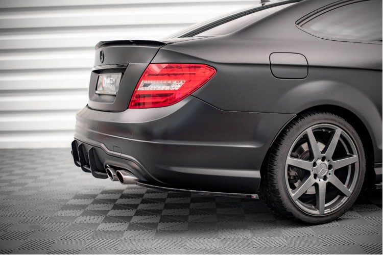 Πίσω Πλευρικοί Splitters Mercedes-Benz C Coupe / Sedan / Estate AMG-Line C204 / W204 Facelift / S204 Facelift
