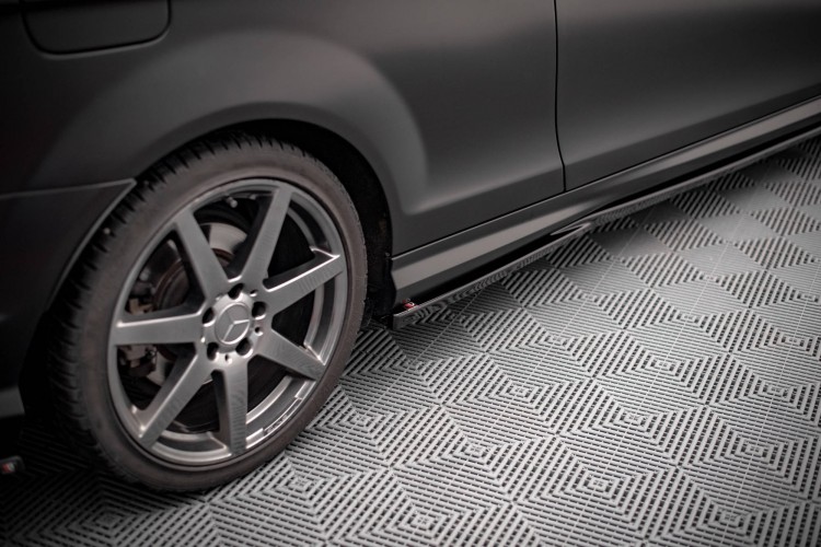 Side Skirts Diffusers Mercedes-Benz C Coupe / Sedan / Estate AMG-Line C204 / W204 Facelift / S204 Facelift
