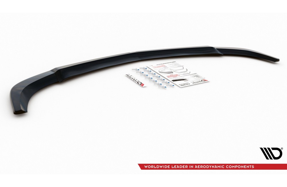 Front Splitter V.3 Mercedes-Benz C Coupe / Sedan / Estate  AMG-Line C204 / W204 Facelift / S204 Facelift