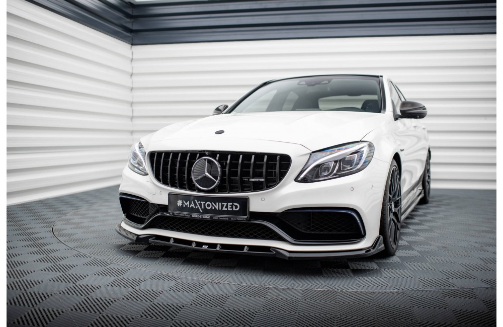 Front Splitter V.2 Mercedes-AMG C63 Sedan / Estate W205 / S205