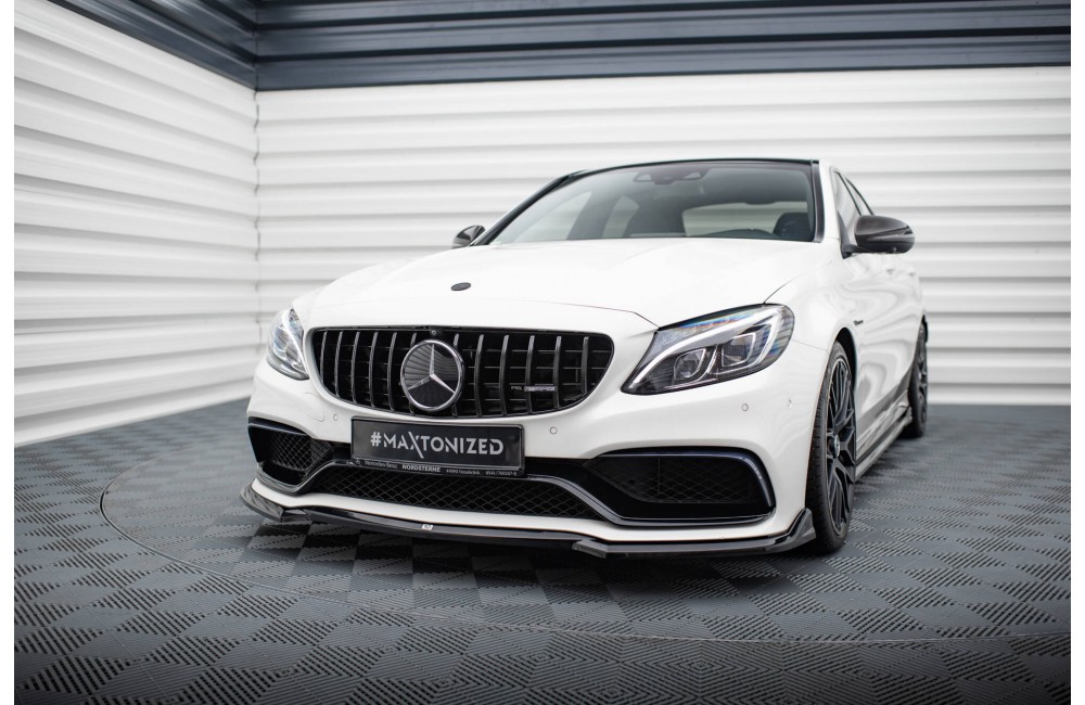Front Splitter V.3 Mercedes-AMG C63 Sedan / Estate W205 / S205