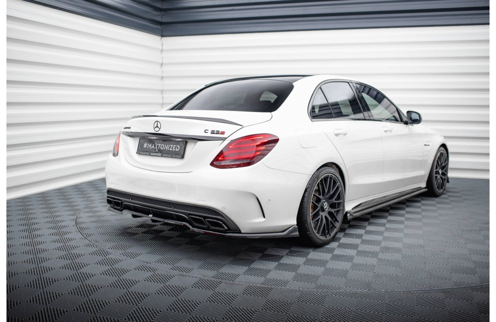 Rear Splitter (with vertical bars) Mercedes-AMG C63 Sedan / Estate W205 / S205