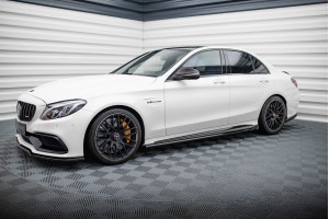 Side Skirts Diffusers V.2 Mercedes-AMG C63 Sedan / Estate W205 / S205