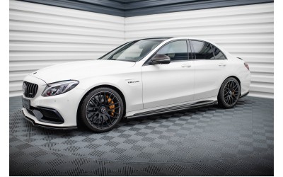 Side Skirts Diffusers V.2 Mercedes-AMG C63 Sedan / Estate W205 / S205