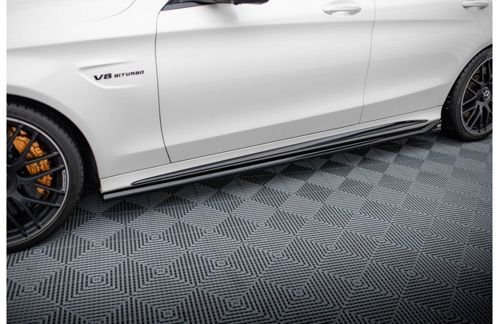 Side Skirts Diffusers V.2 Mercedes-AMG C63 Sedan / Estate W205 / S205