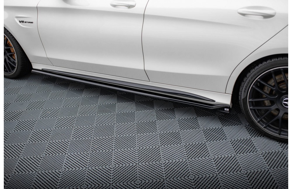 Side Skirts Diffusers V.2 Mercedes-AMG C63 Sedan / Estate W205 / S205