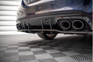 Rear Splitter (with vertical bars) Mercedes-AMG C 43 Sedan  W205 Facelift