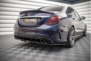 Rear Splitter (with vertical bars) Mercedes-AMG C 43 Sedan  W205 Facelift