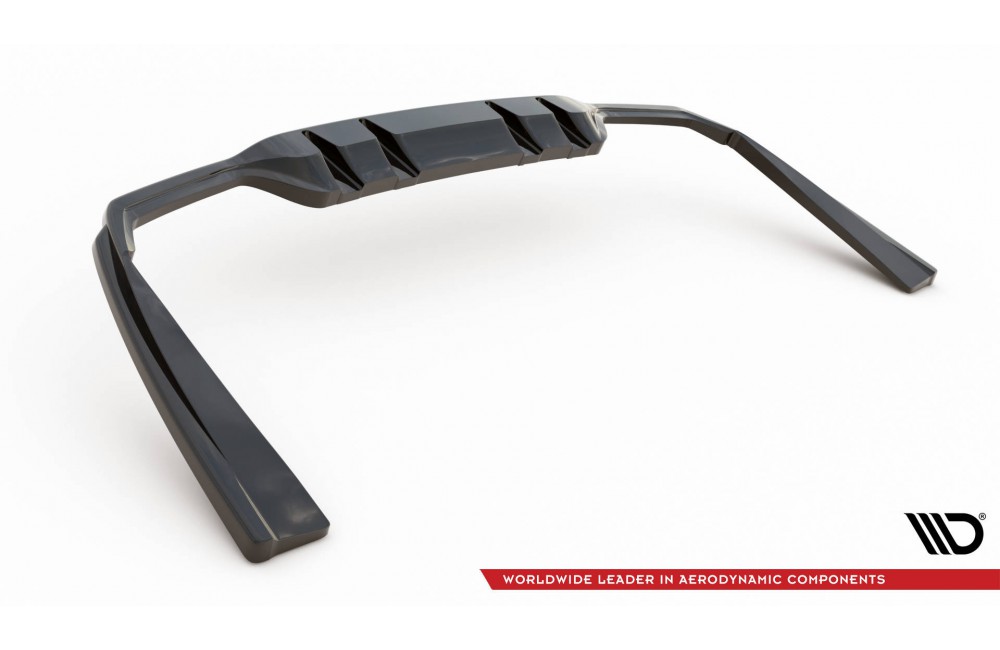 Rear Splitter (with vertical bars) Mercedes-AMG C 43 Sedan  W205 Facelift