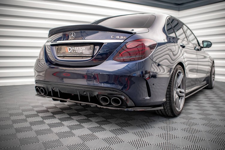 Πίσω Splitter (με κάθετες ράβδους) Mercedes-AMG C 43 Sedan W205 Facelift