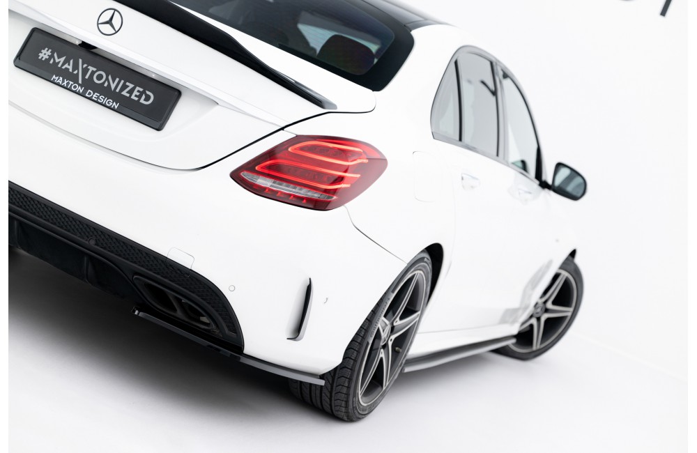 Rear Side Splitters Mercedes-Benz C AMG-Line / C43 AMG Sedan W205