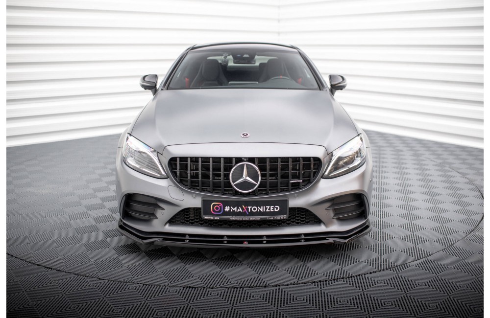 Front Splitter V.2 Mercedes-AMG C43 Coupe / Cabrio / Sedan / Estate C205 / A205 / W205 / S205 Facelift