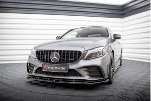 Front Splitter V.2 Mercedes-AMG C43 Coupe / Cabrio / Sedan / Estate C205 / A205 / W205 / S205 Facelift