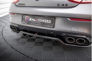 Rear Splitter (with vertical bars) Mercedes-AMG C43 Coupe / Cabrio C205 Facelift / A205 Facelift