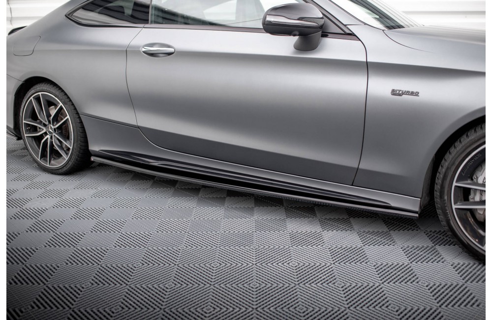 Side Skirts Diffusers Mercedes-AMG C43 Coupe / Cabrio C205 Facelift / A205 Facelift