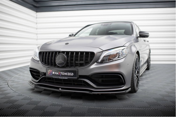 Εμπρός splitter V.1 Mercedes-AMG C63 Sedan / Estate W205 Facelift