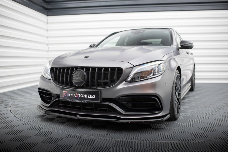 Εμπρός splitter V.1 Mercedes-AMG C63 Sedan / Estate W205 Facelift