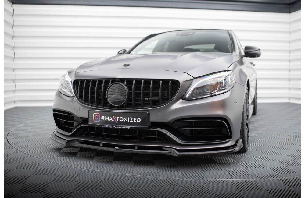 Front Splitter V.2 Mercedes-AMG C63 Sedan / Estate W205 Facelift