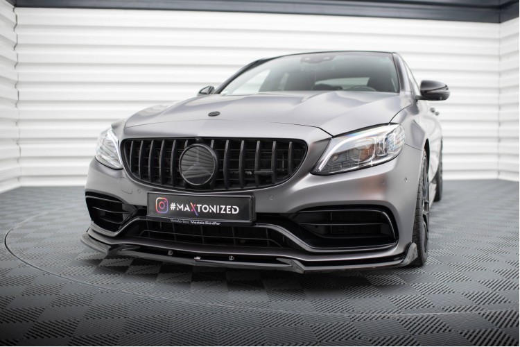 Μπροστινός Splitter V.2 Mercedes-AMG C63 Sedan / Estate W205 Facelift