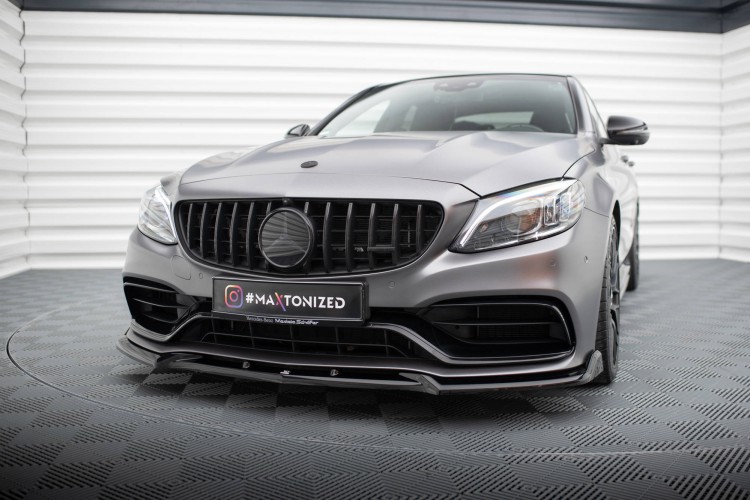 Μπροστινός Splitter V.2 Mercedes-AMG C63 Sedan / Estate W205 Facelift