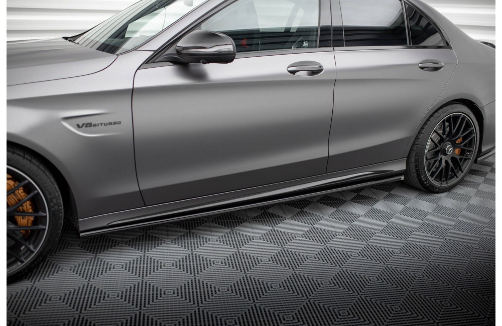 Side Skirts Diffusers Mercedes-AMG C63 Sedan / Estate W205 Facelift