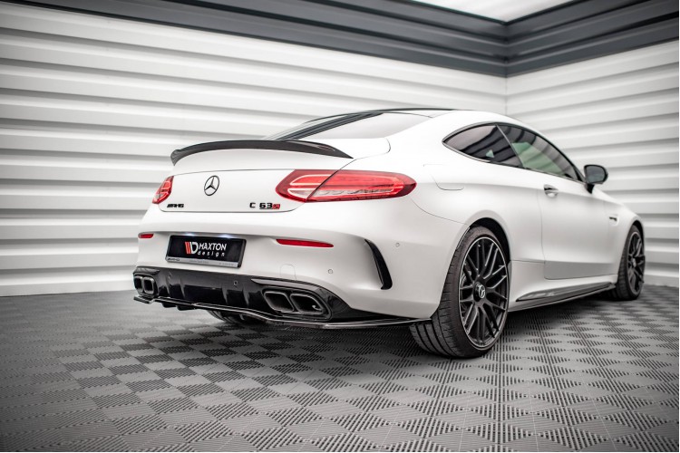 Πίσω Splitter (με κάθετες ράβδους) Mercedes-AMG C 63AMG Coupe AMG Aero Pack C205 Facelift