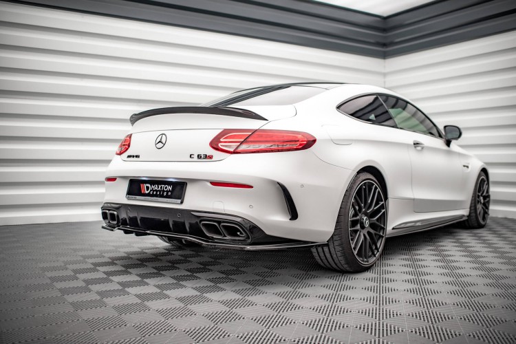 Πίσω Splitter (με κάθετες ράβδους) Mercedes-AMG C 63AMG Coupe AMG Aero Pack C205 Facelift