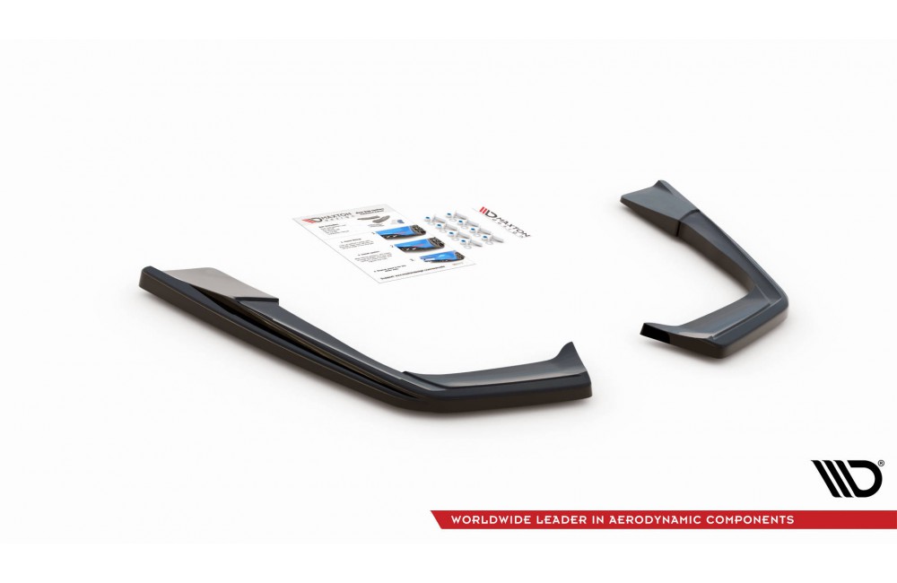 Rear Side Splitters Mercedes-AMG C 63AMG Coupe AMG Aero Pack C205 Facelift