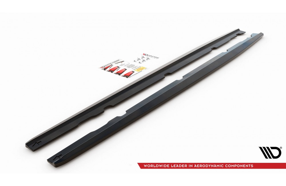 Side Skirts Diffusers V.1 Mercedes-AMG C 63AMG Coupe C205 Facelift Side Skirts Diffusers V.1 Mercedes-AMG C 63AMG Coupe C205 Facelift