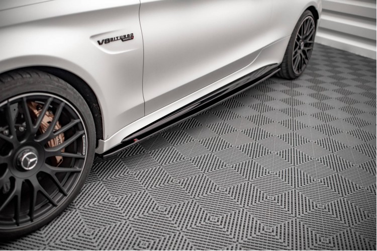 Side Skirts Diffusers V.1 Mercedes-AMG C 63AMG Coupe C205 Facelift