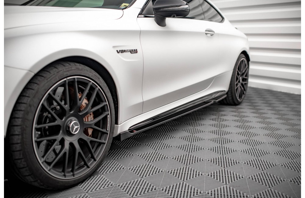 Side Skirts Diffusers V.2 Mercedes-AMG C 63AMG Coupe C205 Facelift Side Skirts Diffusers V.2 Mercedes-AMG C 63AMG Coupe C205 Facelift