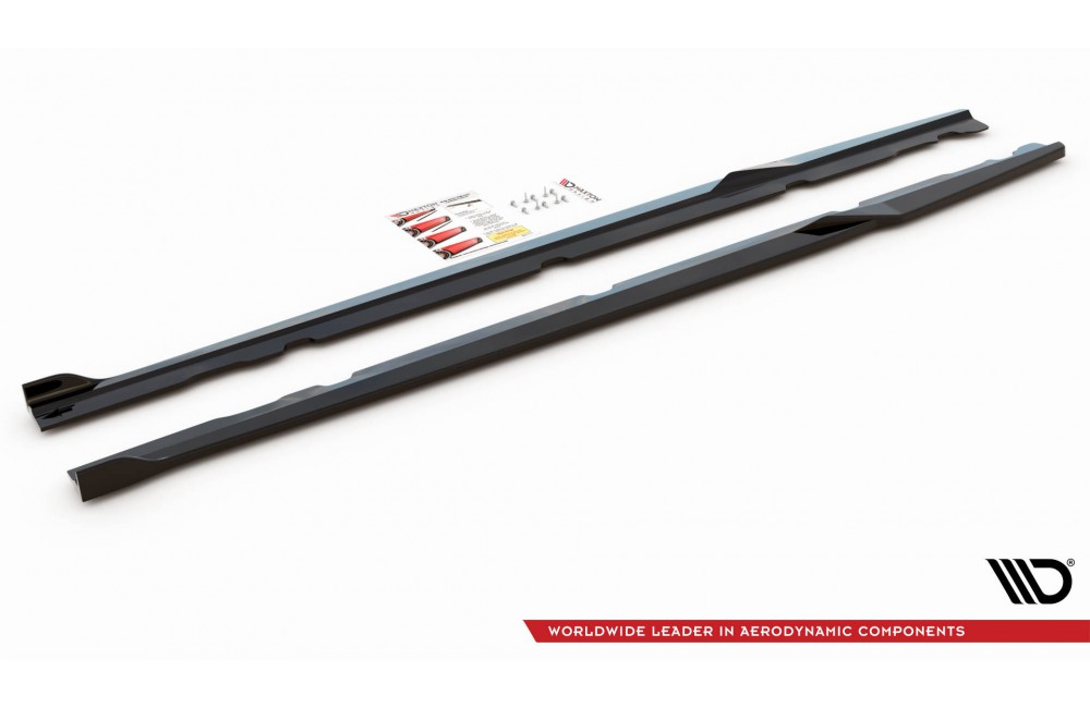 Side Skirts Diffusers V.2 Mercedes-AMG C 63AMG Coupe C205 Facelift Side Skirts Diffusers V.2 Mercedes-AMG C 63AMG Coupe C205 Facelift