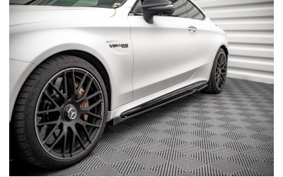 Side Skirts Diffusers V.2 Mercedes-AMG C 63AMG Coupe C205 Facelift