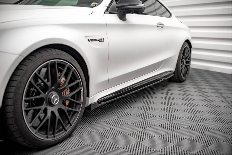 Side Skirts Diffusers V.2 Mercedes-AMG C 63AMG Coupe C205 Facelift