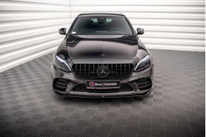 Front Splitter V.1 Mercedes-Benz C AMG Line Sedan / Coupe / Estate W205 / C205 / S205 Facelift