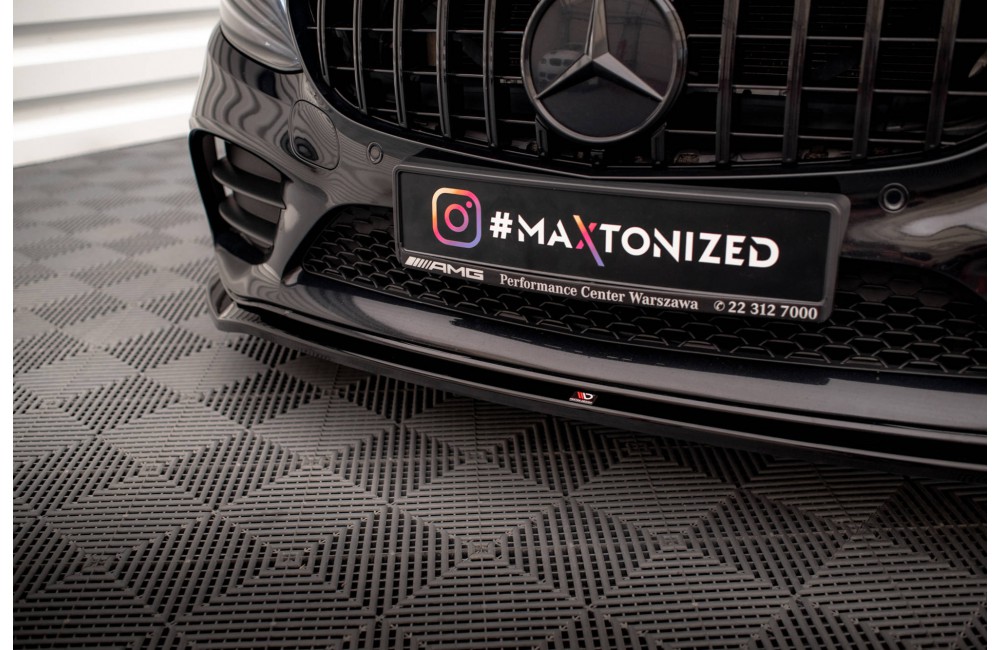 Front Splitter V.1 Mercedes-Benz C AMG Line Sedan / Coupe / Estate W205 / C205 / S205 Facelift