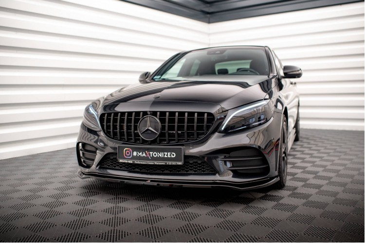 Εμπρός Splitter V.1 Mercedes-Benz C AMG Line Sedan / Coupe / Estate W205 / C205 / S205 Facelift