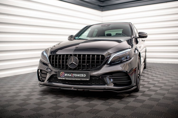 Εμπρός Splitter V.1 Mercedes-Benz C AMG Line Sedan / Coupe / Estate W205 / C205 / S205 Facelift