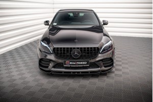 Front Splitter V.2 Mercedes-Benz C AMG Line Sedan / Coupe / Estate W205 / C205 / S205 Facelift