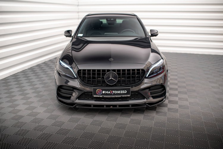 Εμπρός Splitter V.2 Mercedes-Benz C AMG Line Sedan / Coupe / Estate W205 / C205 / S205 Facelift