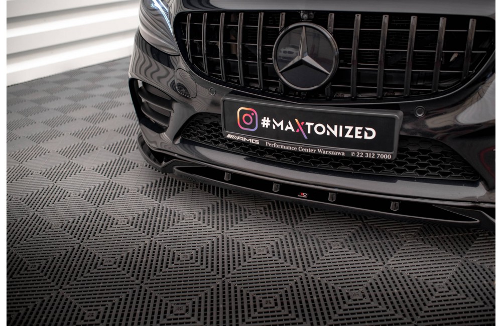 Front Splitter V.2 Mercedes-Benz C AMG Line Sedan / Coupe / Estate W205 / C205 / S205 Facelift
