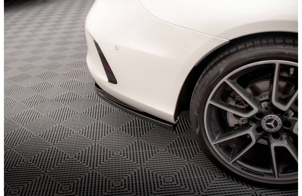 Rear Splitter (with vertical bars) Mercedes-Benz C Coupe AMG-Line C205 Facelift